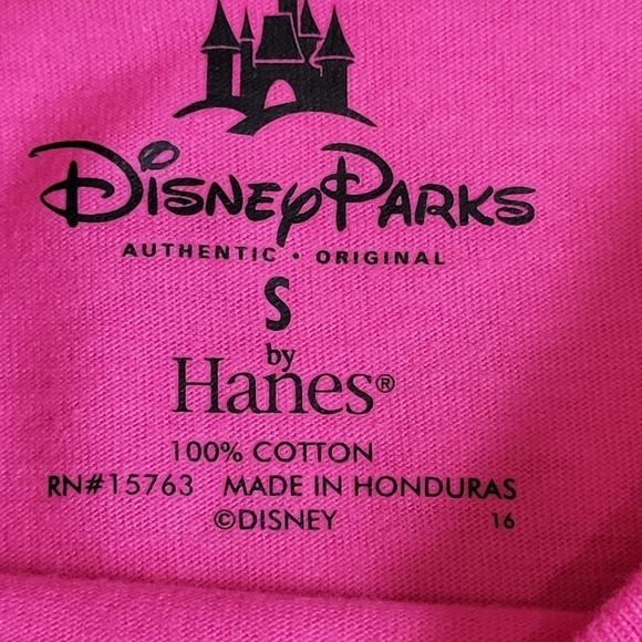 Disney Parks Exclusive Mickey and Minnie T-shirt  Pink Women's Size Small - Picture 2 of 5
